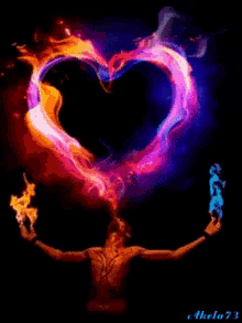 love you burning love fire and ice