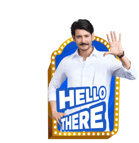 Hello There Hello Sticker - Hello There Hello Mahesh Stickers