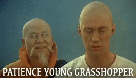 Patience Young GIF - Patience Young Grasshopper - Discover ...