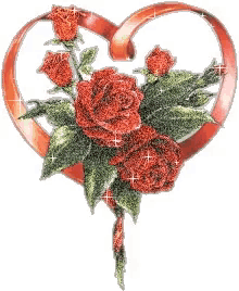 للحبيب Hearts GIF - للحبيب Hearts Red Roses GIFs
