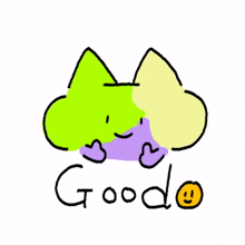 colorful cat thumps up agreed smiley face