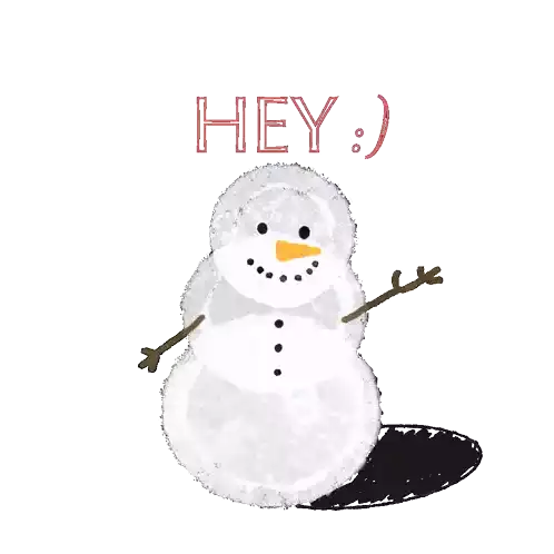 Snowman Christmas Sticker - Snowman Christmas Hey Stickers