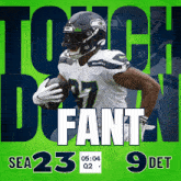 a poster for seahawks football player fant