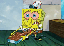 After Trying To Study All Night GIF - Study Spongebob Bookworm GIFs