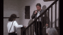 Scarecrow And Mrs King Tv Show GIF - Scarecrow And Mrs King Tv Show Walking Up Stairs GIFs
