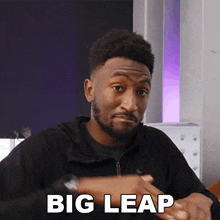 Big Leap Marques Brownlee GIF - Big Leap Marques Brownlee Big Change GIFs