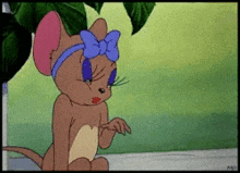 Toots Mouse Flirting GIF