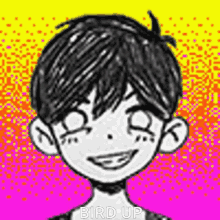 Omori Omori Ecstatic GIF - Omori Omori Ecstatic Bird Up GIFs