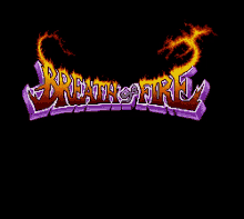 breath of fire logo dragon capcom squaresoft