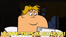 Total Drama Action Owen GIF - Total Drama Action Owen I Love This Business GIFs