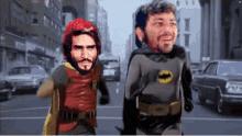 Gabar And Mac Running GIF - Gabar And Mac Running Batman And Robin GIFs