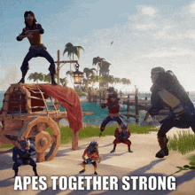Sea Of Thieves Apes Together Strong GIF