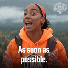 As Soon As Possible Shasily Matowe GIF - As Soon As Possible Shasily Matowe Canada'S Ultimate Challenge GIFs