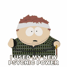 i used my new psychic power eric cartman south park s8e13 cartmans incredible gift