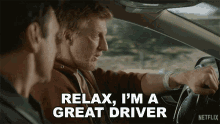 Relax Im A Great Driver Johnny Lawrence GIF - Relax Im A Great Driver Johnny Lawrence William Zabka GIFs
