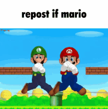 Repost If Mario GIF - Repost If Mario GIFs