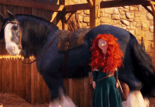 Merida Disneyprincess GIF - Merida Disneyprincess Horse GIFs