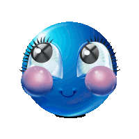 Blue Ball Sticker - Blue Ball Blue Ball Emoji Stickers