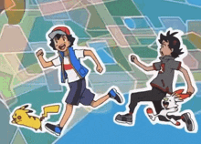 Pokemon Pokemon Journeys GIF - Pokemon Pokemon Journeys Ash And Goh GIFs