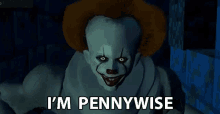 Im Pennywise Pennywise GIF - Im Pennywise Pennywise Thats My Name GIFs