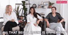 All That Being Angry Is Unhealty Jacqueline Fernandez GIF - All That Being Angry Is Unhealty Jacqueline Fernandez Ryan Fernandez GIFs