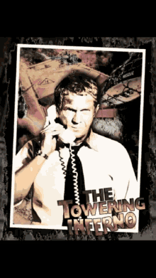 The Towering Inferno Calling GIF - The Towering Inferno Calling Steve Mc Queen GIFs