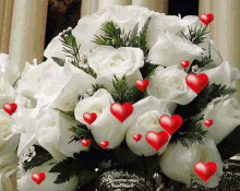 Hearts Flowers GIF - Hearts Flowers Roses GIFs