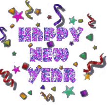 Happy New Year Glitter GIF - Happy New Year Glitter Sparkle GIFs