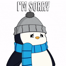 sorry penguin pudgy accident penguins