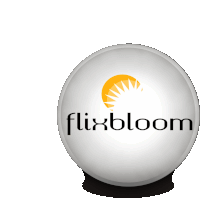 Flixbloom Flixbloom Logo Sticker - Flixbloom Flixbloom Logo Flixbloom India Stickers