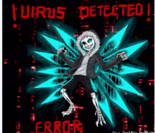 Undertail Virus Detected Error GIF
