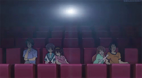 映画館 GIF  Movies Movie Theater Anime  Discover  Share GIFs