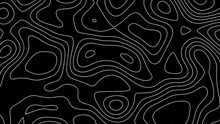 a seamless pattern of white lines on a black background that looks like a map .