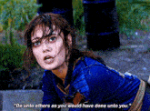 Fallout Tv Show Lucy Maclean GIF - Fallout Tv Show Lucy Maclean Do Unto Others As You Would Done Unto You GIFs