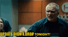 a man says update did n't drop tonight in an office
