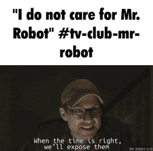 Tv Club Mr Robot Mr Robot Tv Club GIF - Tv Club Mr Robot Mr Robot Tv Club Mr Robot GIFs