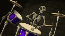 Drum Roll Skeleton GIF - Drum Roll Skeleton GIFs