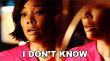 I Don'T Know GIF - Being Mary Jane Idk I Dunno GIFs