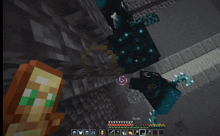 a screenshot of a minecraft game with a message that says " musician was slain by wander "
