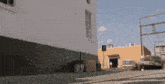 a building with a sign that says ' warehouse ' on the side