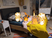 Burn Bed GIF - Burn Bed Burning GIFs