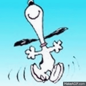 Snoopy Happy Dance GIF - Snoopy Happy Dance Excited - Discover & Share GIFs