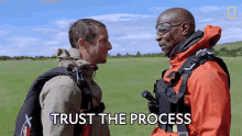 Trust The Process Terry Crews Skydives Over Iceland GIF