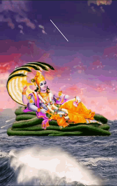 Vishnu Bhagwan GIF - Vishnu Bhagwan - Discover & Share GIFs