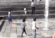 Fountain Flip Ohh Snap GIF - Fountain Flip Ohh Snap Fun With Water GIFs