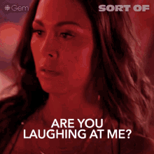 Are You Laughing At Me Olympia GIF - Are You Laughing At Me Olympia Sort Of GIFs
