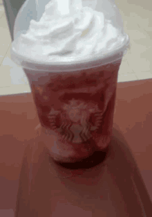 Starbucks Strawberry Creme Frappuccino GIF - Starbucks Strawberry Creme Frappuccino Frappuccino GIFs