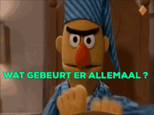 Bert Ernie Wat Gebeurt Er GIF