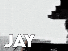 a green background with the word jay in white letters