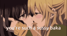 sussy baka sussy baka kissing anime